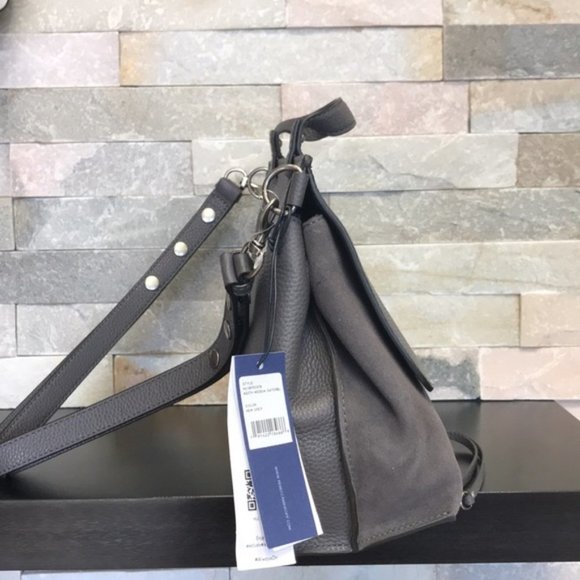 Rebecca Minkoff Medium Keith Suede & Leather Satchel - Picture 9 of 12